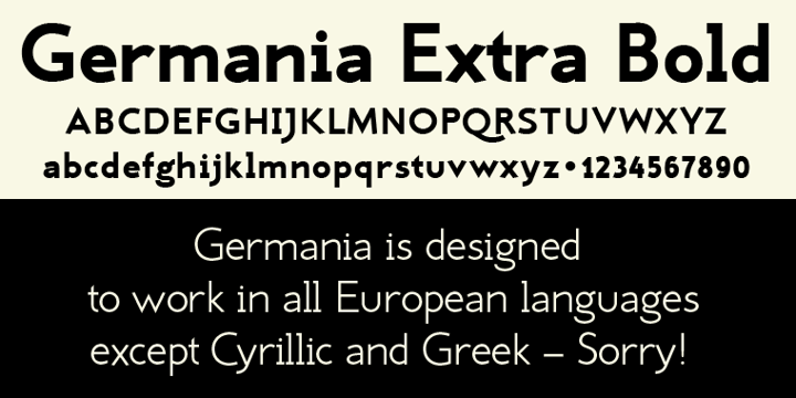 Germania Font Poster 7