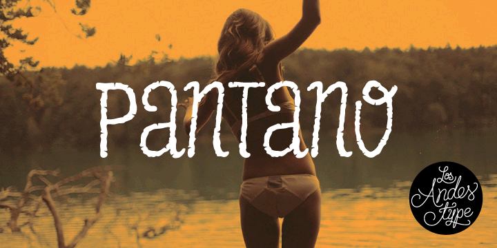 Pantano Font Poster 4