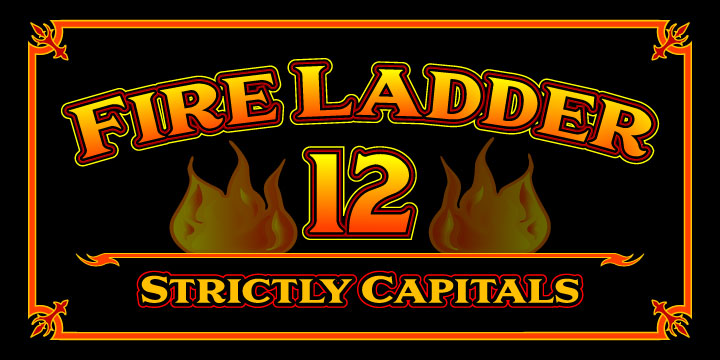 Fire Ladder Font Poster 1