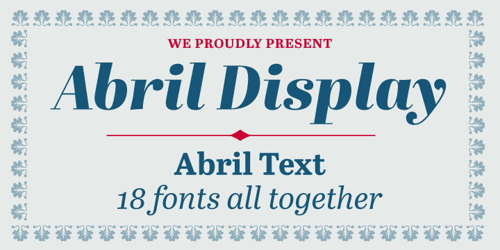 Abril Font Poster 3