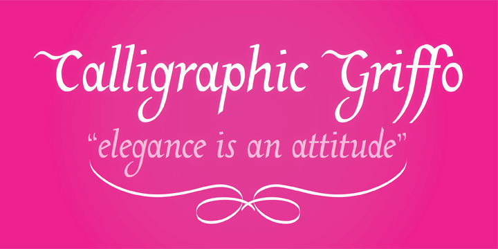 Image of Calligraphic Griffo Font