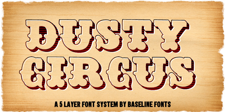 Dusty Circus Font Poster 3
