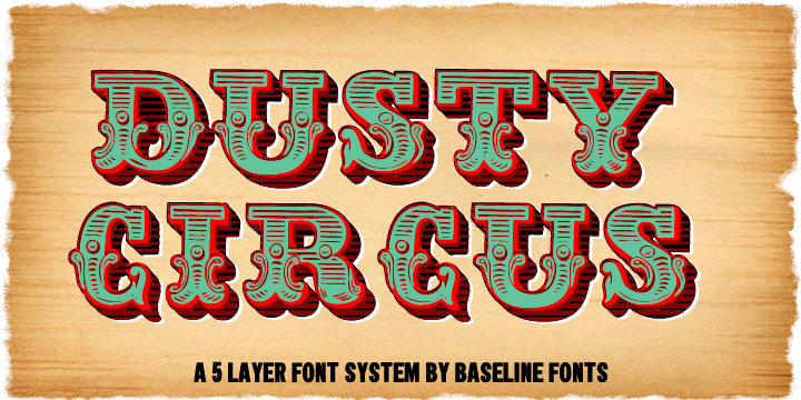 Dusty Circus Font Poster 6