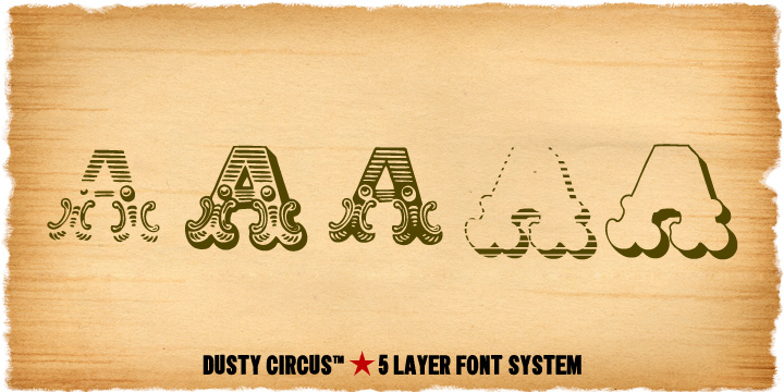 Dusty Circus Font Poster 8