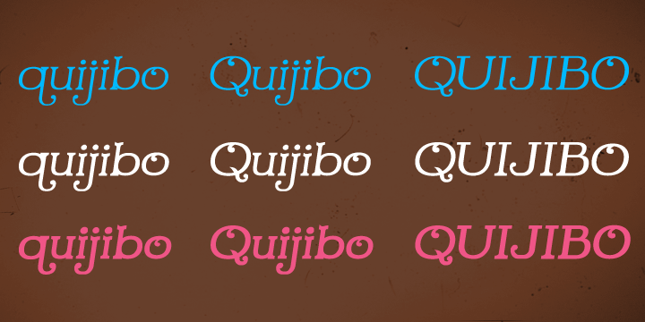Quijibo Font Poster 10
