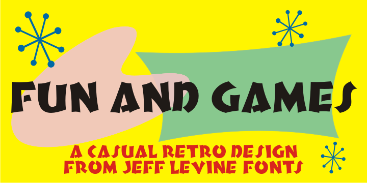Fun And Games JNL Font Poster 1