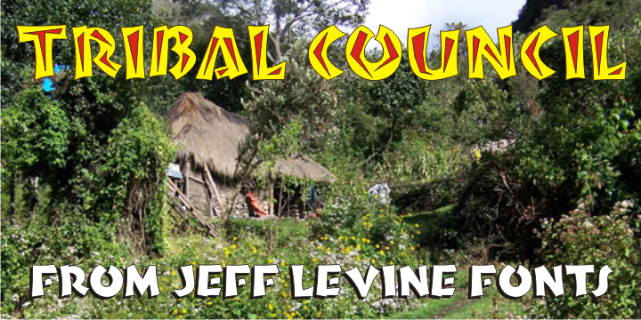 Tribal Council JNL Font Poster 1