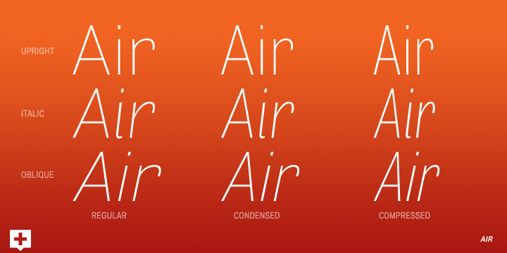 Air Superfamily Font Poster 3