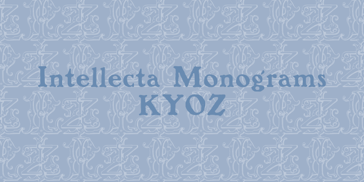 Intellecta Monograms Font Poster 26