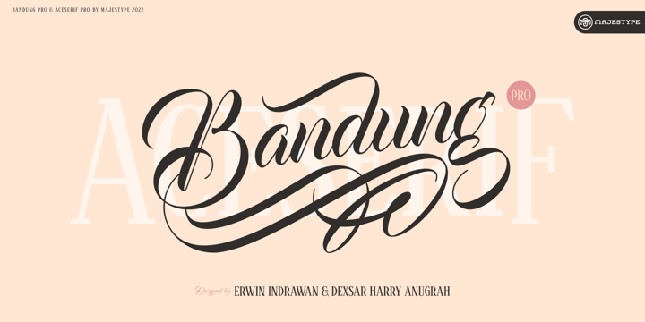 Bandung Pro Font Poster 1