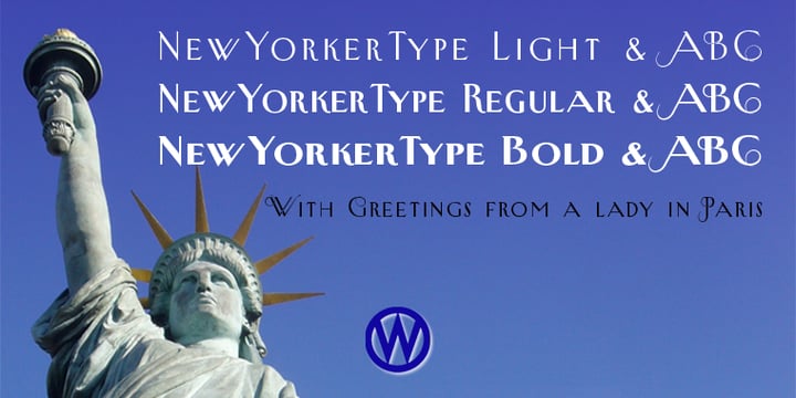 New Yorker Plus Font Poster 1