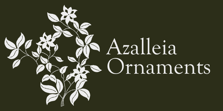 Azalleia Ornaments Font Poster 7