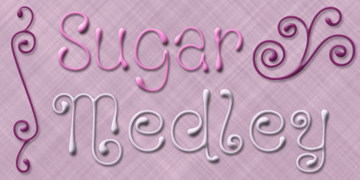 Sugar Medley Font Poster 1