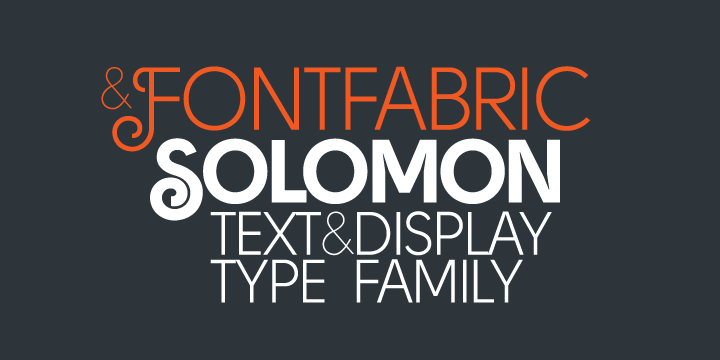 Solomon Font Poster 4