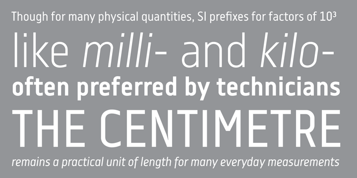 Centima Font Poster 2