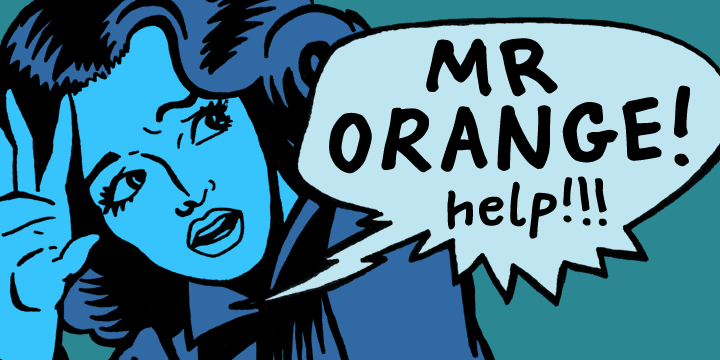 Mr Orange Font Poster 1