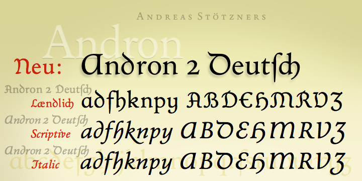 Andron 2 Font Poster 9