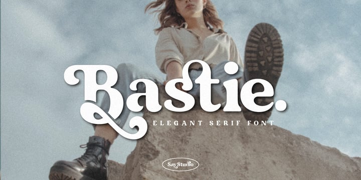 Bastie Font Poster 1
