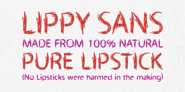 Lippy Sans Font Poster 3