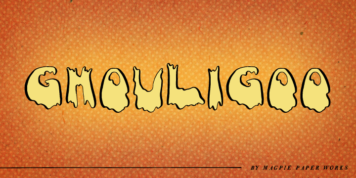 Ghouligoo Font Poster 1