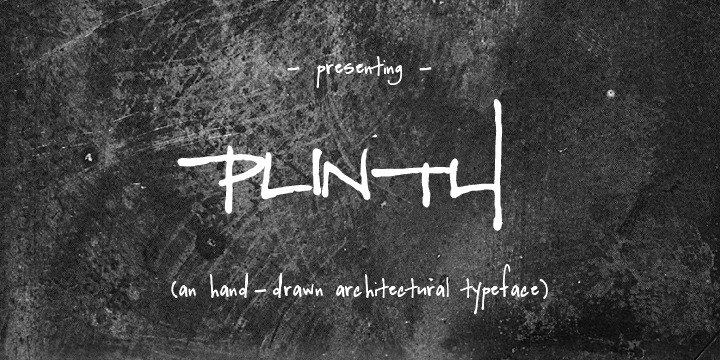 Plinth Font Poster 1