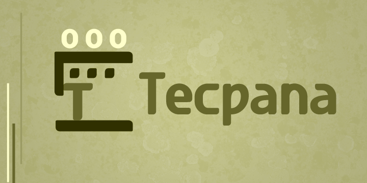 Tecpana Font Poster 1