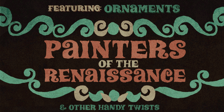 Chez Moustache Font Poster 8