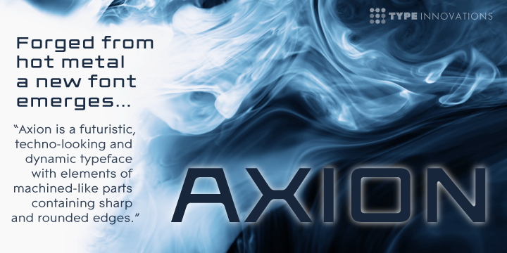 Axion Font Poster 1