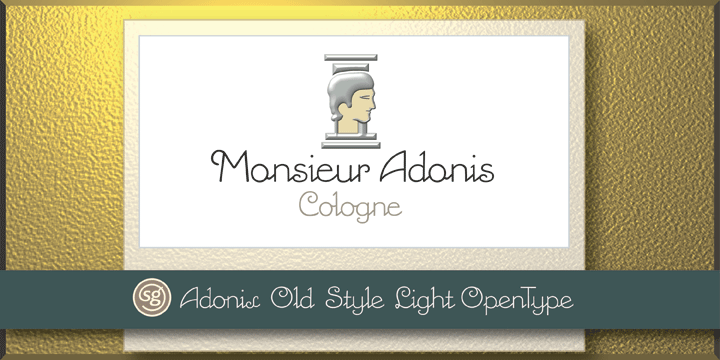 Adonis Old Style SG Font Poster 4