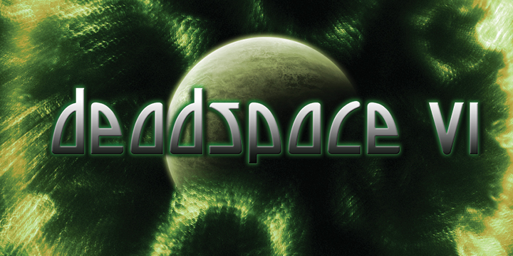 Deadspace Font Poster 4