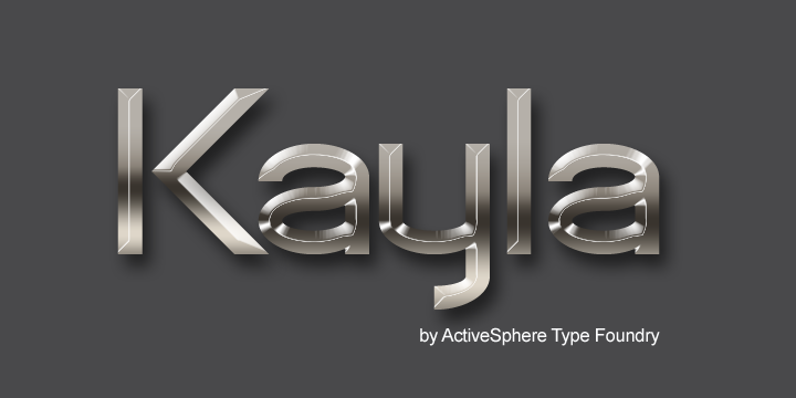 Kayla Sans Font Poster 1