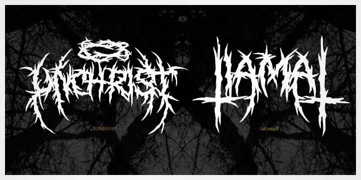 XXII Total Death Font Poster 8