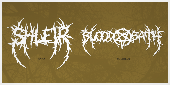 XXII Total Death Font Poster 7