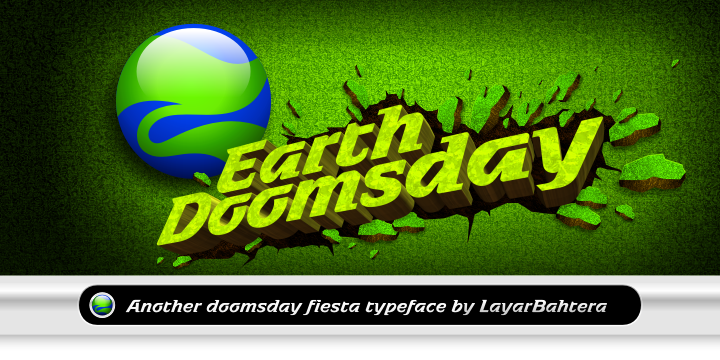 Earth Doomsday Font Poster 1