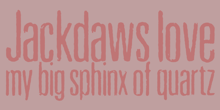 Pewter Font Poster 6