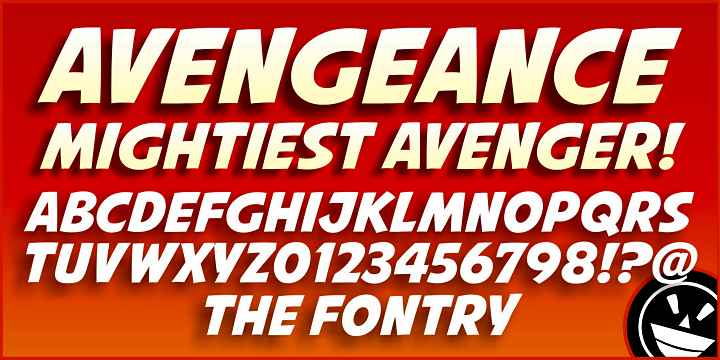 Avengeance Font Poster 1