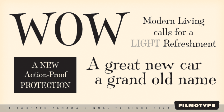 Filmotype Panama™