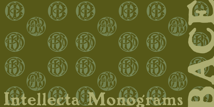 Intellecta Monograms Font Poster 9