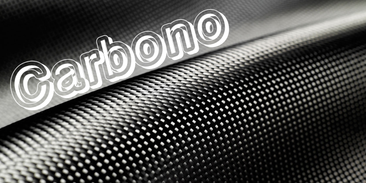 Carbono Font Poster 2