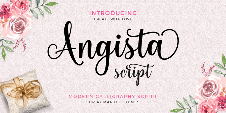 Angista Script fonts from Mercurial - (rcbyr)