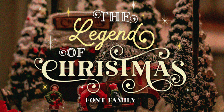 Legend Of Christmas Font Poster 1