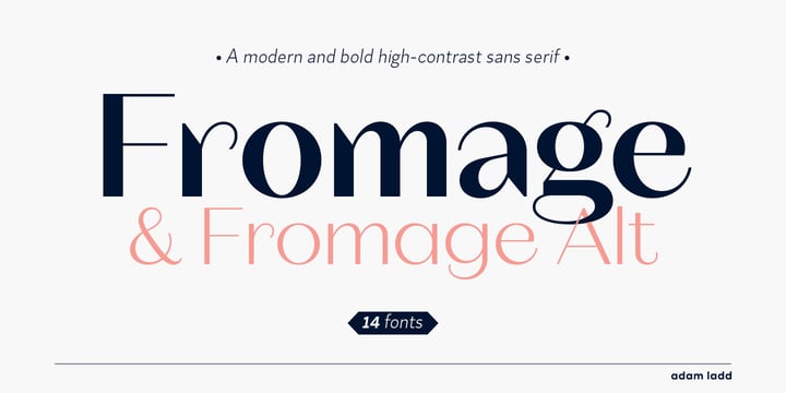 Fromage Font Poster 1