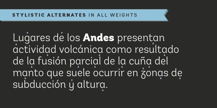 Andes Font Poster 4