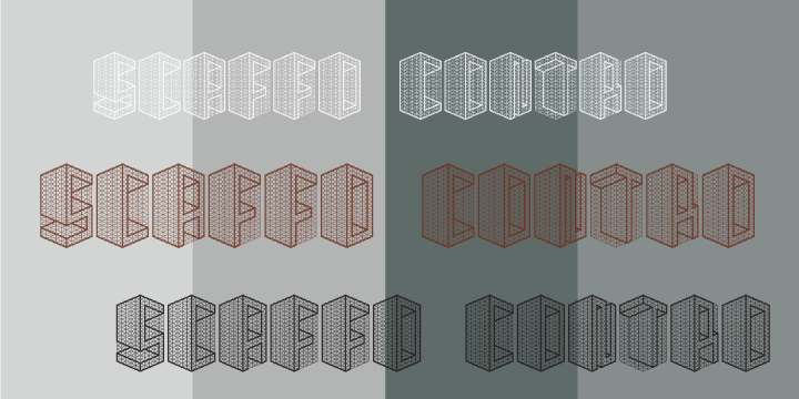 Scaffo Font Poster 4