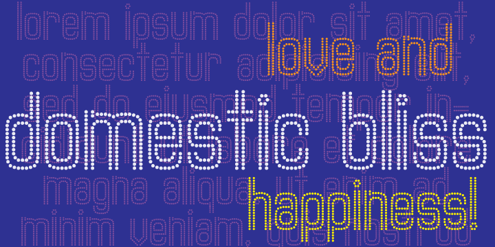 Domestic Bliss Font Poster 1