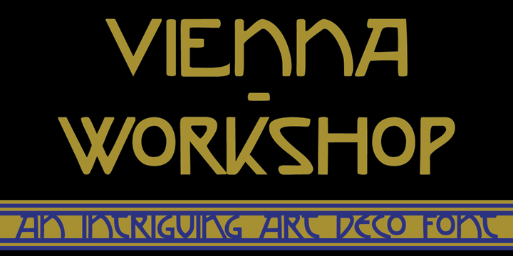 Vienna Workshop Font Poster 5