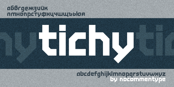 Tichy Font Poster 1