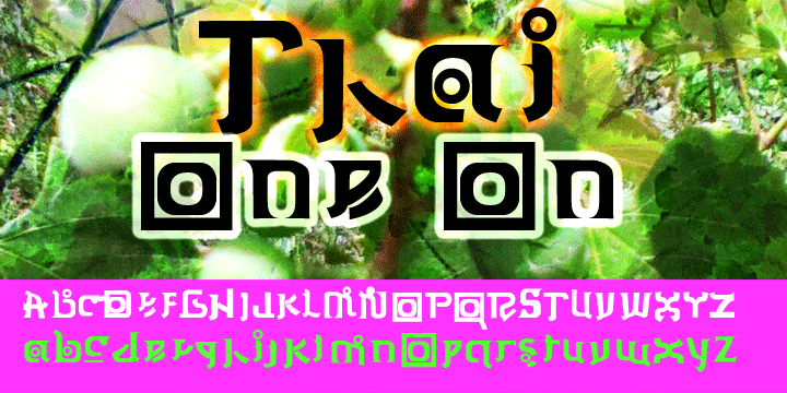 Thai One On Font Poster 1