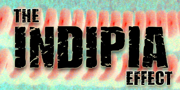 Indipia Font Poster 1