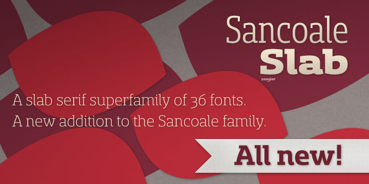 Sancoale Slab Font Poster 1
